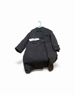 American Apparel Mens Dark Trench Coat